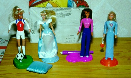 Details about   Barbie  Happy Meal Toy 1998 You Pick  Eatin' Kelly Mexican Sleeping Beauty 