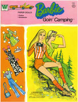 Whitman 1951, Barbie Goin' Camping Paper Dolls, 1974