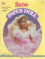 Golden Books 1502-2, Barbie Paper Doll, 1990