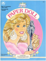 Golden Books 1537-2, SuperStar Barbie Paper Doll, 1989