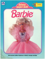 Golden Books 1690-2, Barbie DeLuxe Paper Doll, 1992
