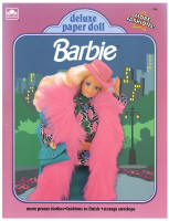 Golden Books 1695, Barbie DeLuxe Paper Doll, 1991