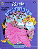 Golden Books 1982-45, Angel Face Barbie Paper Doll, 1983