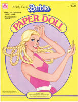 Golden Books 1982-46, Twirly Curls Barbie Paper Doll, 1983
