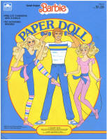 Golden Books 1982-49, Great Shape Barbie Paper Doll, 1985