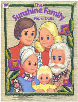 Whitman 1980, The Sunshine Family Paper Dolls, 1977