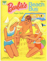 Whitman 1996-79, Barbie's Beach Bus Paper Doll, 1976