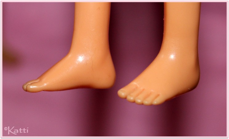 Ken store doll feet