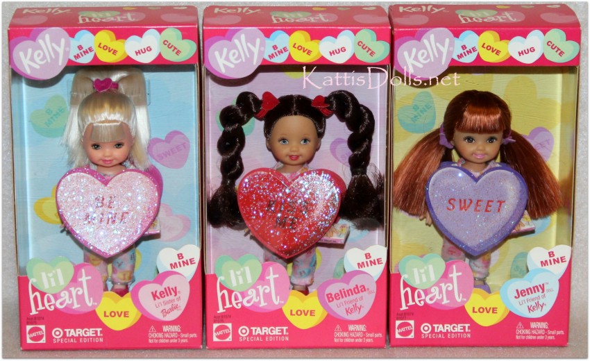 安い再入荷Barbie Kelly Li\'l Heart Valentine doll set. Kelly, Jenny & Belinda 海外限定 バービー人形 ビンテージ ビンテージバービー (1959-1966)